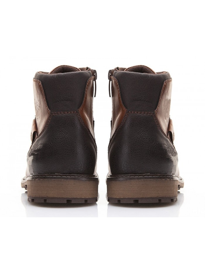 Autumn Winter Men Boots Big SizeVintage Style Men Shoes Casual Fashion High-Cut Lace-up Warm Shoes