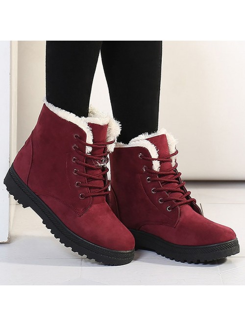 warm snow boots heels winter boots new arrival wom...