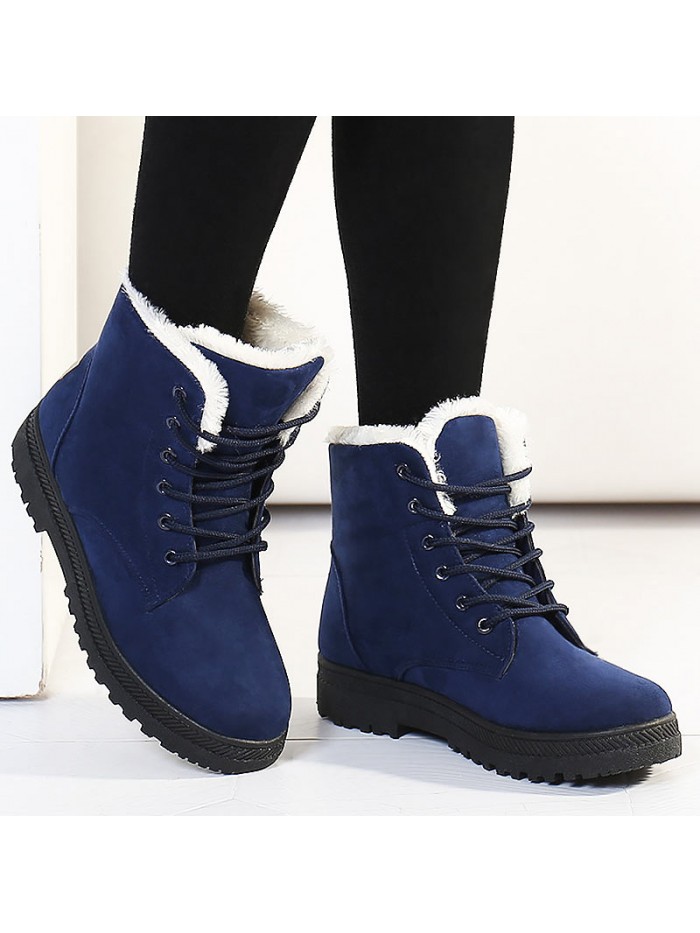warm snow boots heels winter boots new arrival women ankle boots women shoes warm fur plush Insole shoes woman