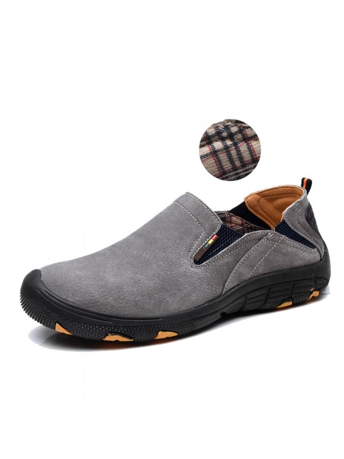 autumn winter shoes men Casual leather shoes Fashion shoes Keep your feet warm men loafers High quality