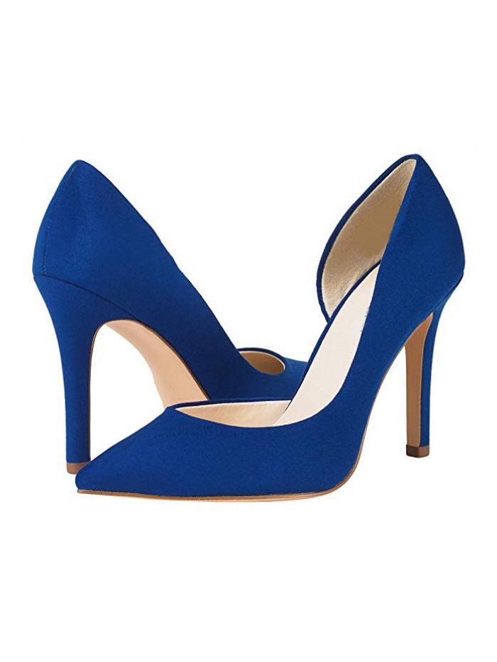 Stiletto High Heel Shoes for Women: Pointed, Closed Toe Classic Slip On Dress Pumps