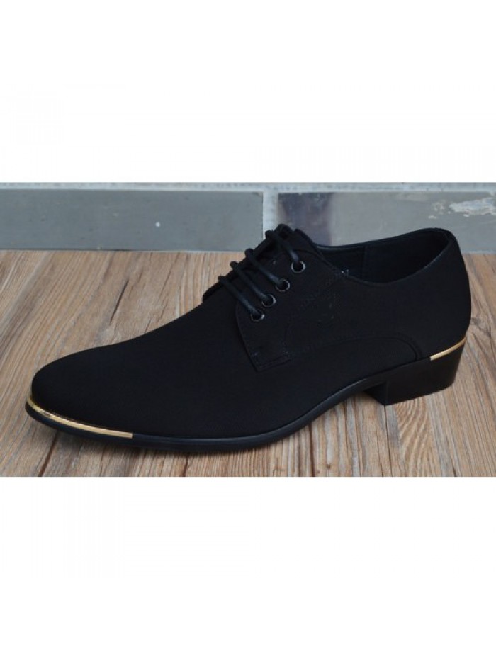mens shoes fashion black men's leather moccasin pointed toe classic men wedding shoes
